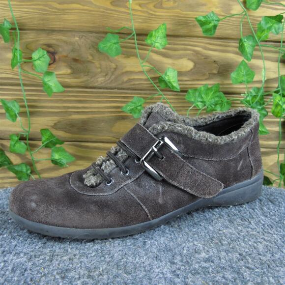 Easy Spirit Women's Idris Sneaker‎ Brown Leather Sz 9 Medium Used 2025 - Picture 1 of 7